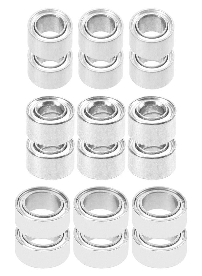 Share Goo مجموعة محامل كروية ShareGoo مكونة من 18 قطعة، بأبعاد 4x7x2.5 و4x8x3 و7x11x3 مم، متوافقة مع قطع غيار سيارات التحكم عن بعد Wltoys بمقياس 1/14 (رقم القطعة 144001). - Image 1